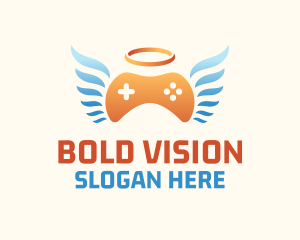 Holy Angel Gamepad logo design