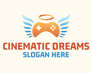 Holy Angel Gamepad logo design