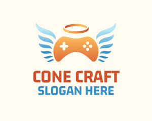 Holy Angel Gamepad logo design