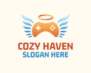 Holy Angel Gamepad logo design