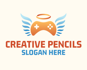 Holy Angel Gamepad logo design