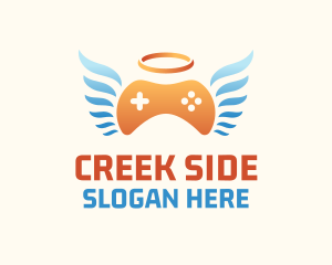 Holy Angel Gamepad logo design