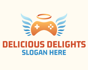 Holy Angel Gamepad logo design