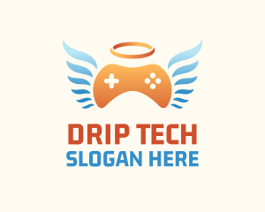 Holy Angel Gamepad logo design