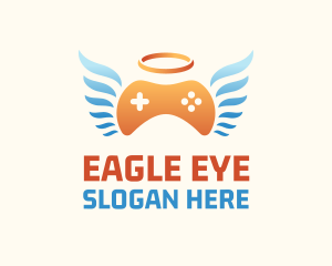 Holy Angel Gamepad logo design