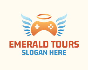 Holy Angel Gamepad logo design