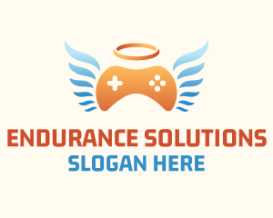 Holy Angel Gamepad logo design