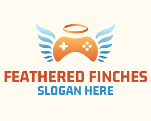 Holy Angel Gamepad logo design