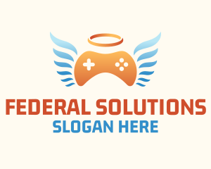 Holy Angel Gamepad logo design