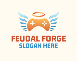 Holy Angel Gamepad logo design