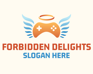 Holy Angel Gamepad logo design