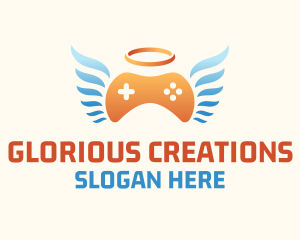 Glorious - Holy Angel Gamepad logo design