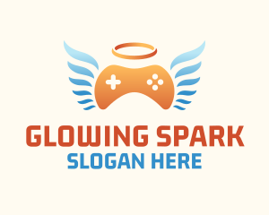 Holy Angel Gamepad logo design