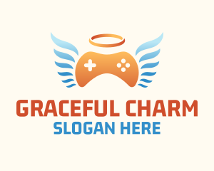 Holy Angel Gamepad logo design