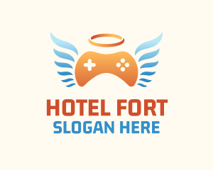 Holy Angel Gamepad logo design