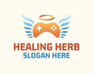 Holy Angel Gamepad logo design