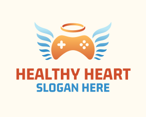 Holy Angel Gamepad logo design