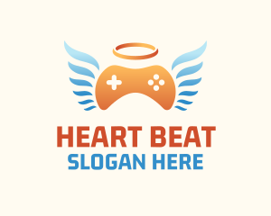 Holy Angel Gamepad logo design