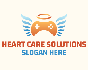 Holy Angel Gamepad logo design