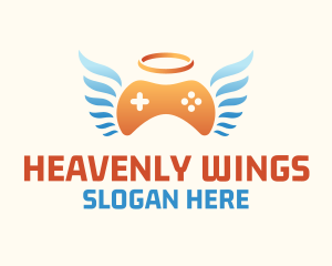 Holy Angel Gamepad logo design