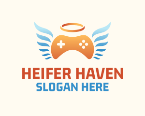 Holy Angel Gamepad logo design