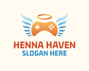 Holy Angel Gamepad logo design