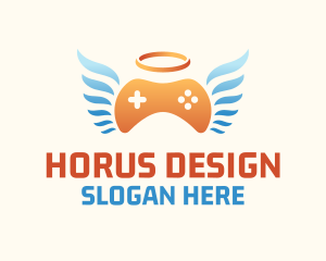 Holy Angel Gamepad logo design