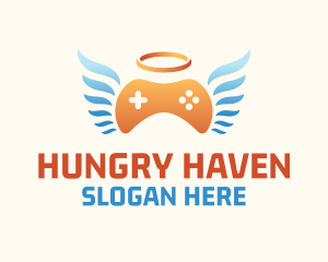 Holy Angel Gamepad logo design