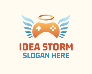 Holy Angel Gamepad logo design