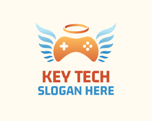 Holy Angel Gamepad logo design