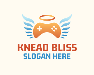 Holy Angel Gamepad logo design