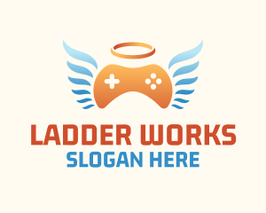 Holy Angel Gamepad logo design