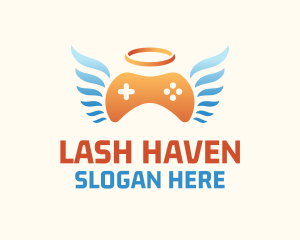 Holy Angel Gamepad logo design