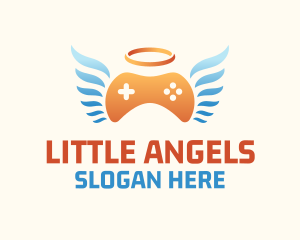 Holy Angel Gamepad logo design