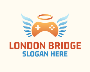 Holy Angel Gamepad logo design