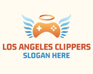 Vexel - Holy Angel Gamepad logo design