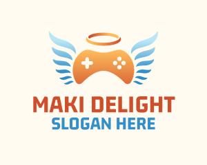 Holy Angel Gamepad logo design