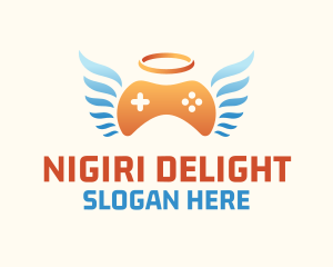 Holy Angel Gamepad logo design