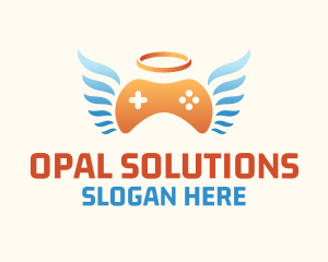 Holy Angel Gamepad logo design