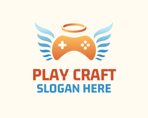 Holy Angel Gamepad logo design