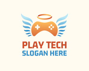 Gamepad - Holy Angel Gamepad logo design