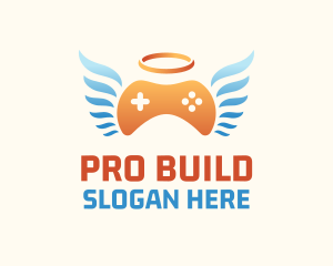 Holy Angel Gamepad logo design