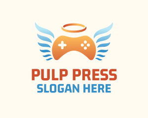 Holy Angel Gamepad logo design