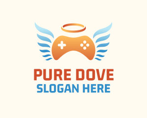 Holy Angel Gamepad logo design