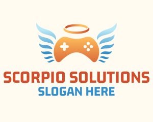 Holy Angel Gamepad logo design