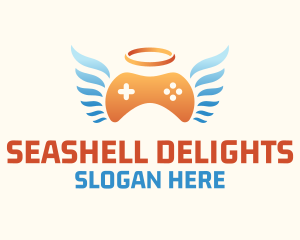 Holy Angel Gamepad logo design