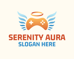 Holy Angel Gamepad logo design