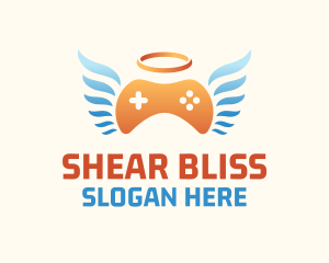 Holy Angel Gamepad logo design