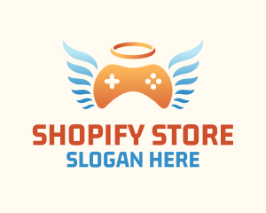 Holy Angel Gamepad logo design