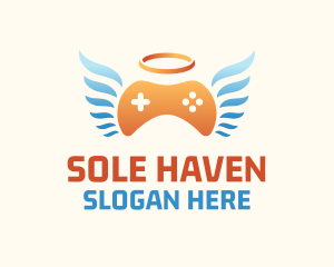 Holy Angel Gamepad logo design